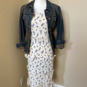 NWOT No Boundaries Smocked Flower Print Sundress